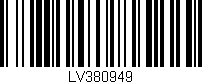 Código de barras (EAN, GTIN, SKU, ISBN): 'LV380949'