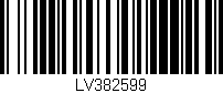 Código de barras (EAN, GTIN, SKU, ISBN): 'LV382599'