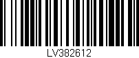 Código de barras (EAN, GTIN, SKU, ISBN): 'LV382612'