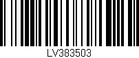Código de barras (EAN, GTIN, SKU, ISBN): 'LV383503'