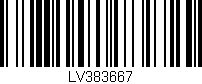 Código de barras (EAN, GTIN, SKU, ISBN): 'LV383667'