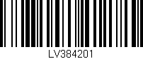 Código de barras (EAN, GTIN, SKU, ISBN): 'LV384201'