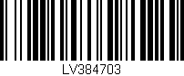 Código de barras (EAN, GTIN, SKU, ISBN): 'LV384703'