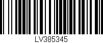 Código de barras (EAN, GTIN, SKU, ISBN): 'LV385345'