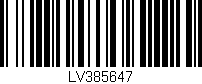 Código de barras (EAN, GTIN, SKU, ISBN): 'LV385647'