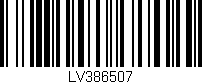 Código de barras (EAN, GTIN, SKU, ISBN): 'LV386507'
