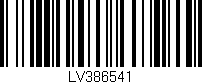 Código de barras (EAN, GTIN, SKU, ISBN): 'LV386541'