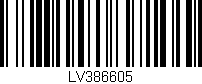 Código de barras (EAN, GTIN, SKU, ISBN): 'LV386605'