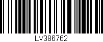 Código de barras (EAN, GTIN, SKU, ISBN): 'LV386762'