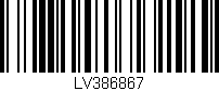 Código de barras (EAN, GTIN, SKU, ISBN): 'LV386867'
