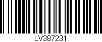 Código de barras (EAN, GTIN, SKU, ISBN): 'LV387231'