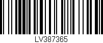 Código de barras (EAN, GTIN, SKU, ISBN): 'LV387365'