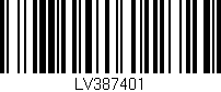 Código de barras (EAN, GTIN, SKU, ISBN): 'LV387401'