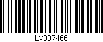 Código de barras (EAN, GTIN, SKU, ISBN): 'LV387466'