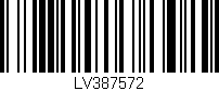 Código de barras (EAN, GTIN, SKU, ISBN): 'LV387572'