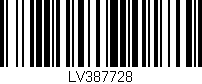 Código de barras (EAN, GTIN, SKU, ISBN): 'LV387728'