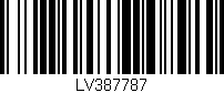 Código de barras (EAN, GTIN, SKU, ISBN): 'LV387787'