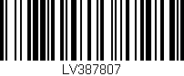 Código de barras (EAN, GTIN, SKU, ISBN): 'LV387807'
