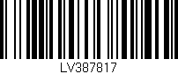 Código de barras (EAN, GTIN, SKU, ISBN): 'LV387817'