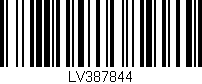 Código de barras (EAN, GTIN, SKU, ISBN): 'LV387844'