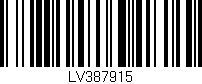 Código de barras (EAN, GTIN, SKU, ISBN): 'LV387915'