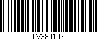 Código de barras (EAN, GTIN, SKU, ISBN): 'LV389199'