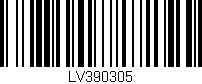Código de barras (EAN, GTIN, SKU, ISBN): 'LV390305'