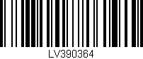 Código de barras (EAN, GTIN, SKU, ISBN): 'LV390364'