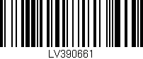 Código de barras (EAN, GTIN, SKU, ISBN): 'LV390661'