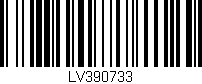 Código de barras (EAN, GTIN, SKU, ISBN): 'LV390733'