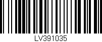 Código de barras (EAN, GTIN, SKU, ISBN): 'LV391035'