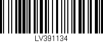 Código de barras (EAN, GTIN, SKU, ISBN): 'LV391134'