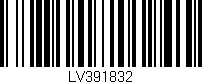 Código de barras (EAN, GTIN, SKU, ISBN): 'LV391832'