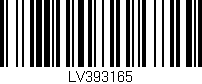 Código de barras (EAN, GTIN, SKU, ISBN): 'LV393165'
