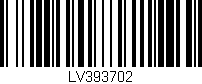 Código de barras (EAN, GTIN, SKU, ISBN): 'LV393702'