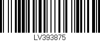 Código de barras (EAN, GTIN, SKU, ISBN): 'LV393875'