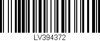 Código de barras (EAN, GTIN, SKU, ISBN): 'LV394372'