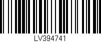 Código de barras (EAN, GTIN, SKU, ISBN): 'LV394741'