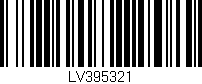 Código de barras (EAN, GTIN, SKU, ISBN): 'LV395321'