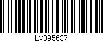 Código de barras (EAN, GTIN, SKU, ISBN): 'LV395637'