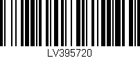 Código de barras (EAN, GTIN, SKU, ISBN): 'LV395720'