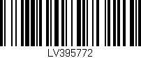 Código de barras (EAN, GTIN, SKU, ISBN): 'LV395772'