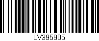 Código de barras (EAN, GTIN, SKU, ISBN): 'LV395905'