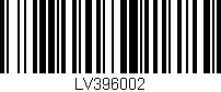 Código de barras (EAN, GTIN, SKU, ISBN): 'LV396002'