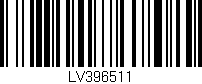 Código de barras (EAN, GTIN, SKU, ISBN): 'LV396511'