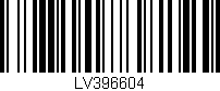 Código de barras (EAN, GTIN, SKU, ISBN): 'LV396604'