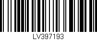 Código de barras (EAN, GTIN, SKU, ISBN): 'LV397193'