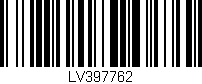Código de barras (EAN, GTIN, SKU, ISBN): 'LV397762'