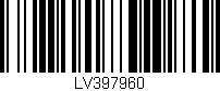 Código de barras (EAN, GTIN, SKU, ISBN): 'LV397960'