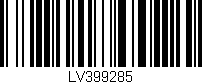 Código de barras (EAN, GTIN, SKU, ISBN): 'LV399285'